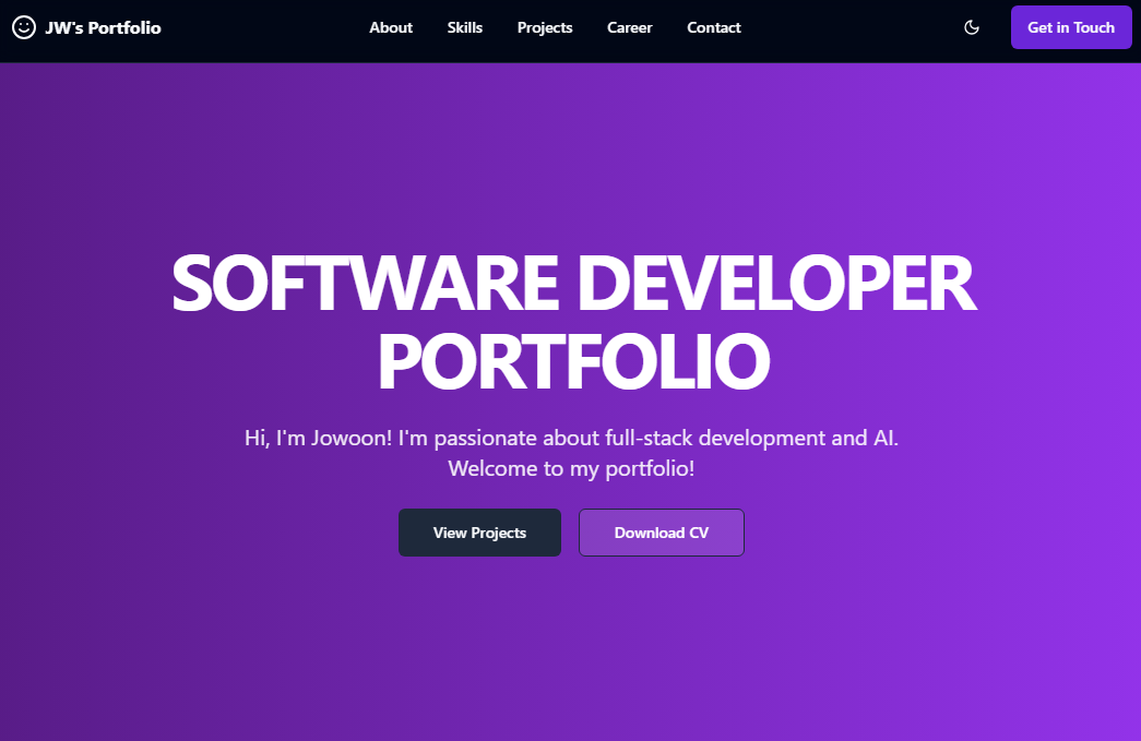 Responsive Portfolio Website thumbnail